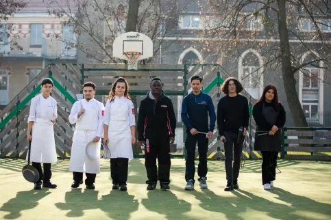 Sept jeunes de Poullart des Places représentent les différentes formations